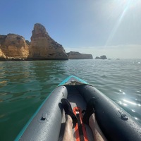 Kayaking near Praia da Mesquita